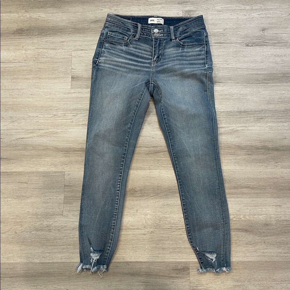 BKE Payton Mid-Rise Ankle Jeans in Blue 26X27